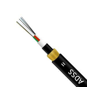 Wholesale Overhead ADSS Aerial Fiber Optic Cable Single / Double Jacket Leather from china suppliers