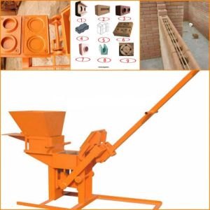 China Supplier Manual Compressed Earth Brick Machinery Machine 1-40 For