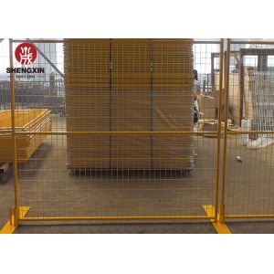 Wholesale Movable Dia 3.5mm Portable Construction Fence 60x150mm Mesh Size from china suppliers