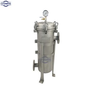 SUS304/SUS316L Stainless Steel Bag Filter Housing With 5-40°C Working Temperatur