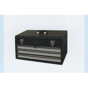 Professional 3 Drawer Black Tool Chest And Cabinet with Steel Hasp and Staple
