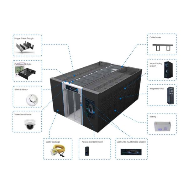 Hot Aisle Containment Modular Data centers Vendors Fast Deployment Custom