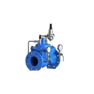 Rubber / Stainless Pressure Reducing Valve , Water PRV Adjustable Pressure