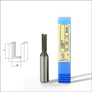 High Precision Straight Cut Router Bit Carbon Steel Body Customized Color