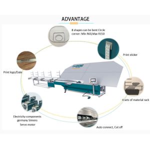 Automatic Aluminum Spacer Bending Machine With Logo Printing Function