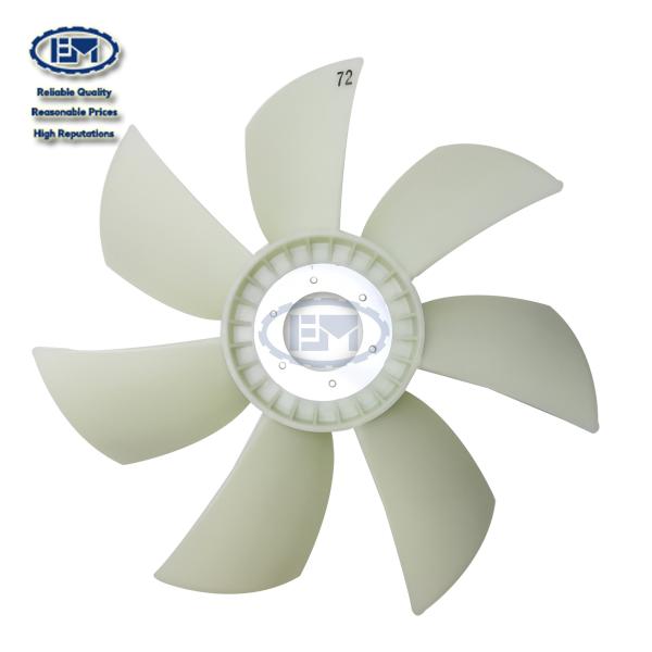 VH163063000A VHS163063000 Excavator Engine Parts SK200-8 SK250-8 J05E 6 Hole 7 Blade Fan Assy