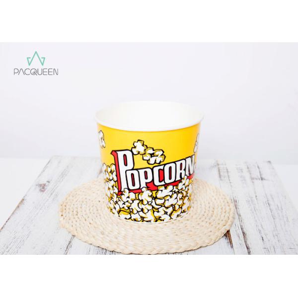 Quality Popcorn Reusable To Go Cups , Biodegradable Takeaway Containers Custom Printing for sale