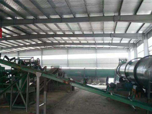 Animal Waste Organic Fertilizer Production Line With Stir Teeth Granulator Machine