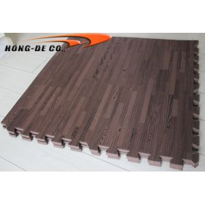 Wood Grain Interlocking Kids Eva Foam Tiles