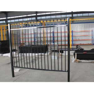 High quality galvanized powder coated garrison fencing