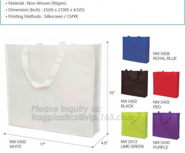 Metallic Laminated Non Woven Bag Eco-Friendly Cheap Promotional Shopping Non Woven Bag Recyclable Zip Non Woven Bag For