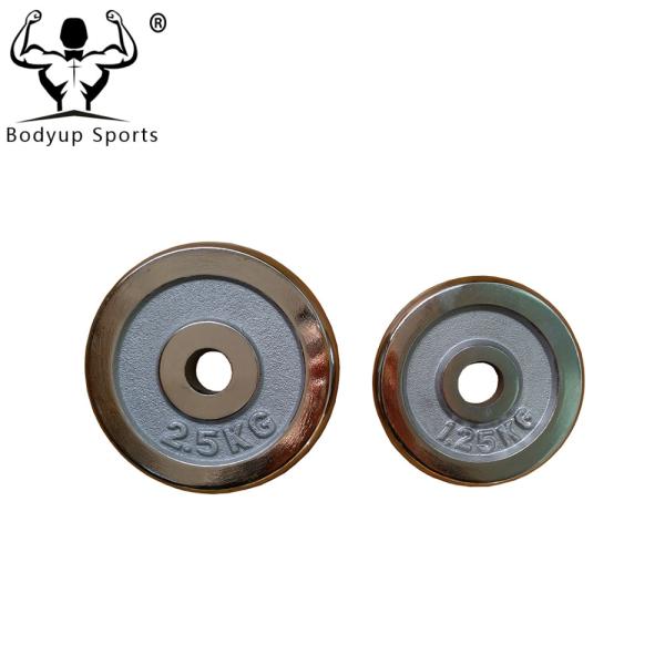 Adjustable Chrome Weight Plates , Fitness Gear Weight Plates For Dumbbell