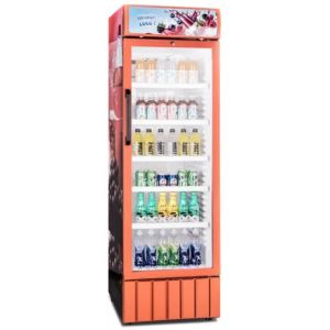 350L Upright Display Fridge , Auto Defrost Refrigerated Display Cooler