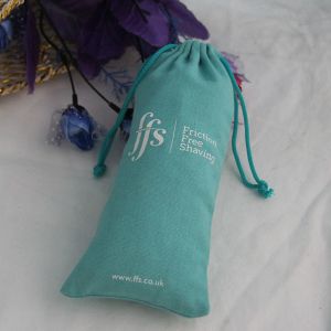 Gift Mini Cotton Drawstring Bags , 10 X 15cm Custom Cotton Drawstring Bags