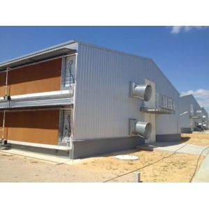 Modular Steel Structure Chicken House Broiler House Farm Shed Poultry Building