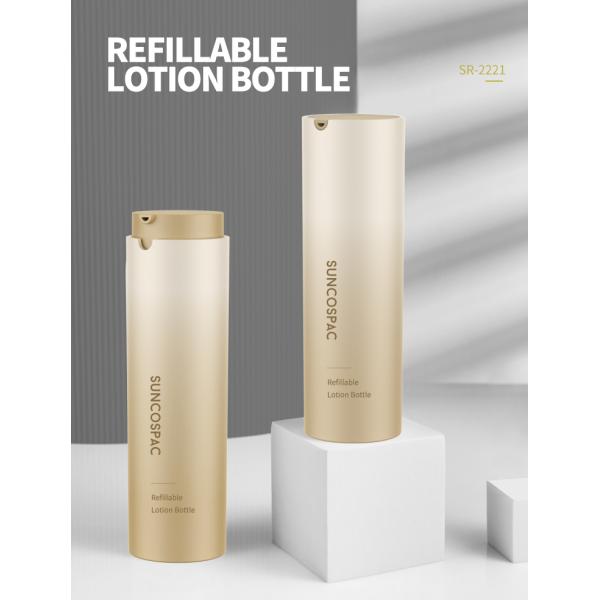 Abs Double Wall 30ml Refillable Lotion Bottle Recyclable Empty Foundation Bottle