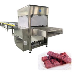 Food Beverage Chocolate Enrobing Machine with PLC Control System