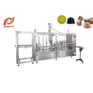 Two Straight Ways of Dolce Gusto Coffee Capsule Filling Sealing Machine