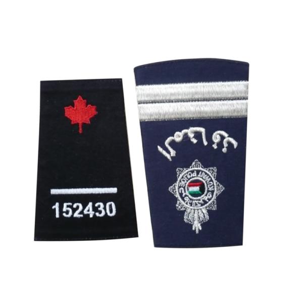 Custom Embroidered Clothing Patch, Personalized Badges With Serging / Heat