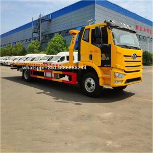 FAW 8-10 Tons Multifunction Plat Form Wrecker Body Tow Truck Towing Truck