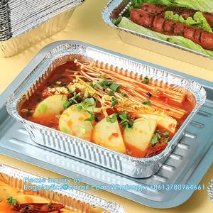 2.25LB (8.5"X6") Oblong Pans - To Go Containers With Lids - Disposable Tin Foil