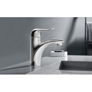 Smooth Lines And Ergonomic Basin Faucet Wing Shaped Handle Easy To Control Water