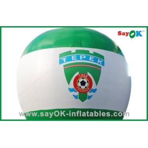 White And Green Large Inflatable Balloon , Inflatable Advertising balloon
