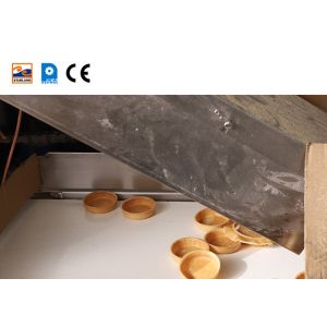 Food Street Automatic Waffle Cone Equipment Mechanically Synchorized