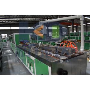 UPVC PVC WPC Wood Plastic Door Frame Profile Making Machine / Extrusion