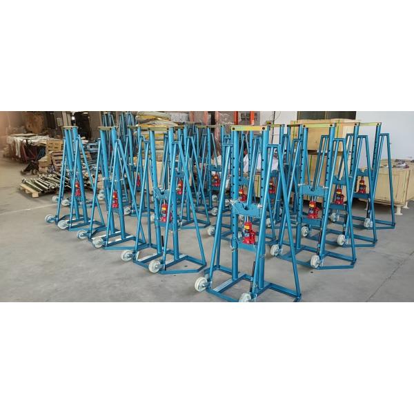 10 Ton Heavy Duty Hydraulic Wire Reel Jack Stand – Corrosion Resistant Cable