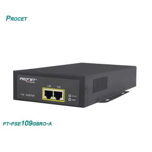 FCC Procet Industrial Midspan Poe Injector Input 100-240Vac