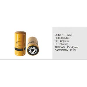 China High Quality Diesel Engine Fuel Filter 1R-0750 For CATERPILLAR Truck Generator 1R0750 on sale