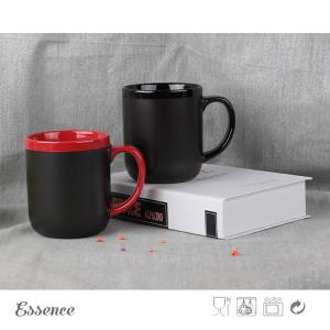 China Ceramic Chalk Coffee Mug , Promotional Corporate Logo Coffee Mugs 15 OZ on sale