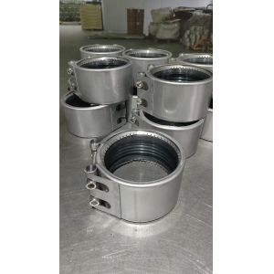 Stainless Steel 201 Fastening Material EPDM / NBR Seal Ring Grip-type Pipe Clamp