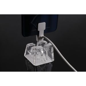 COMER anti-theft security alarm devices mobile phone acrylic alarm holder for
