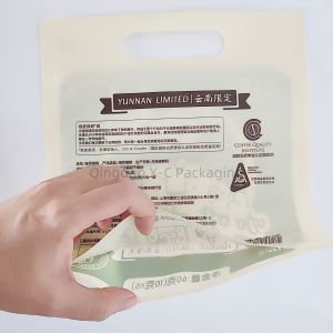 Customized Plastic Standing Pouch Premium Double Ziplock Standup Baby Food