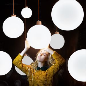 wireless glow illuminated bulb rgb led ball