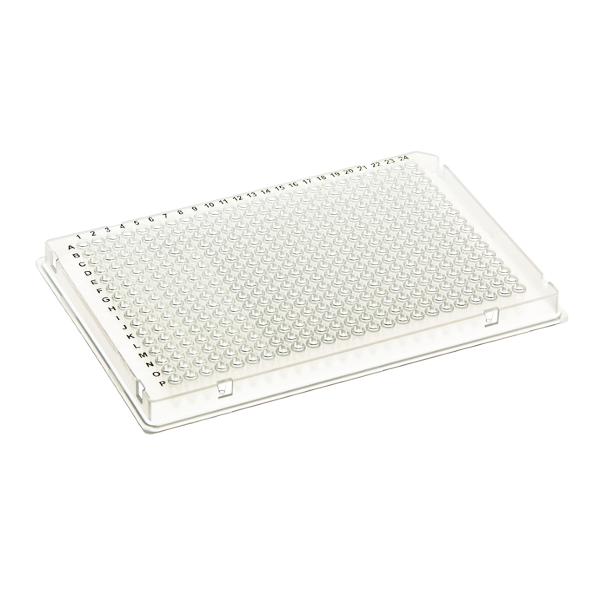Full Skirt Polypropylene Clear 40ul 384 Well PCR Plates Disposable Plastic