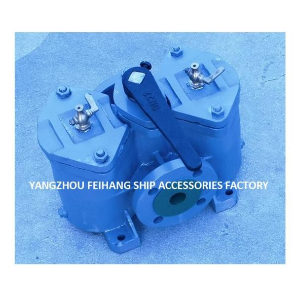 Technical Parameter Table For Duplex Oil Filter Double Oil Strainers Model AS32 Cb/T425-94 Body Cast Iron With Filter