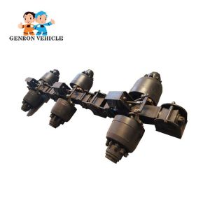 Export New Popular 40T 60T 80T two Line four Axle Suspension for Trailer Parts