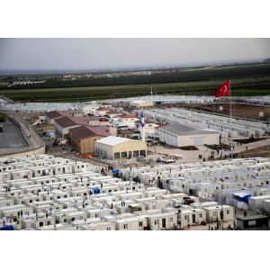 High Efficiency Flat Pack Portable Storage Containers As Large Disaster Shelters