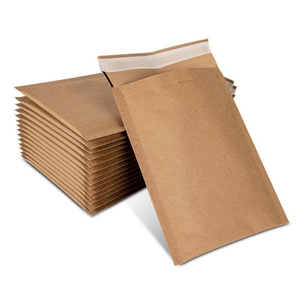 Customizable Recyclable Corrugated Paper Envelope Bags Self Adhesive Seal