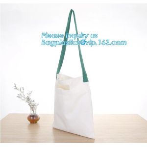 Fashion zipper shoulder bag heavy duty canvas tote bag shopping canvas bag with