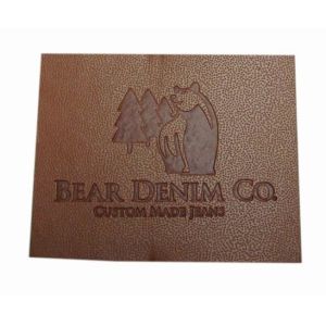 Wholesale Printing ODM Custom Leather Labels Adhesive Backing from china suppliers