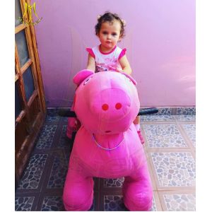 Hansel cheapest animal walking dinasour toy rides with coins