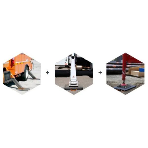 High Density Polyethylene Plastic Pump Crane Outrigger Pads HDPE Trailer Jack Plate