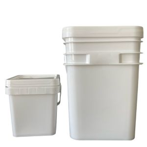 Customize 10L 15L 20L Plastic Bucket with Metal Handle 5 Gallon Bucket