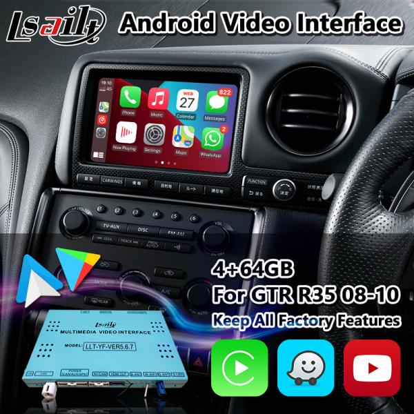Lsailt Wireless Carplay Android Video Interface for Nissan GTR R35 GT-R JDM 2008