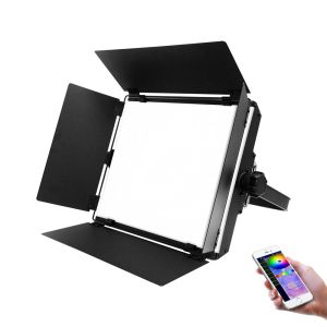 DMX 512 RGB LED Studio Lights Soft Panel , 120W Wireless Photography Lights GL
