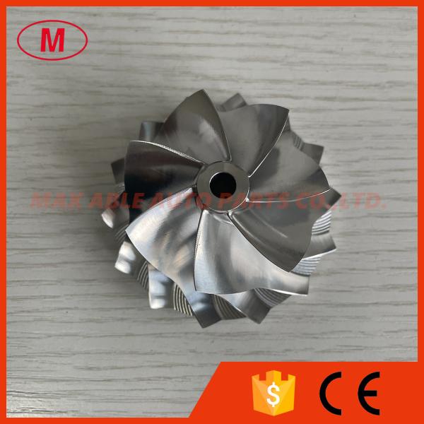 TD05H 20G 49179-43400 52.56/68.01mm 7+7 blades high performance LEP style turbo aluminum 2618/billet compressor wheel